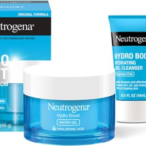 Neutrogena Hydro Boost Water Gel Sunscreen SPF 50, Hydrating & Water‑Resistant Face & Body Sunscreen Lotion, Non‑Greasy, Broad Spectrum, Lightweight Moisturizer, 3 fl oz